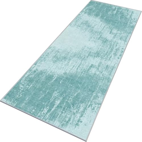 Rglxing Teppich Läufer Flur rutschfest Küchenteppich Fußmatte 110X500CM Waschbar Cyan Abstrakt Teppichläufer Meterware Schmutzfangmatte Teppichläufer für Flur Küche Eingang Wohnzimmer Schlafzimmer Rglxing Teppich Läufer Flur rutschfest Küchenteppich Fußmatte 110X500CM Waschbar Cyan Abstrakt Teppichläufer Meterware Schmutzfangmatte Teppichläufer für Flur Küche Eingang Wohnzimmer Schlafzimmer von Rglxing