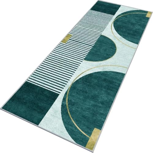 Rglxing Teppich Läufer Flur rutschfest Küchenteppich Fußmatte 110X500CM Waschbar Cyan Teppichläufer Meterware Schmutzfangmatte Teppichläufer für Flur Küche Eingang Wohnzimmer Schlafzimmer Rglxing Teppich Läufer Flur rutschfest Küchenteppich Fußmatte 110X500CM Waschbar Cyan Teppichläufer Meterware Schmutzfangmatte Teppichläufer für Flur Küche Eingang Wohnzimmer Schlafzimmer von Rglxing