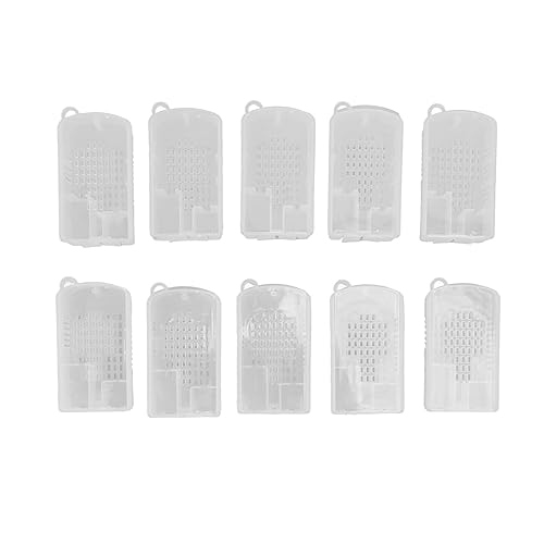 10 Pcs Beekeeping Tools | Plastic Bee Cage for Queen Bee Wellbeing/Colony Inspection | Multifunctional Beekeeping Box with Drawable Bottom | Extra Large Design for Easy Handling 10 Pcs Beekeeping Tools | Plastic Bee Cage for Queen Bee Wellbeing/Colony Inspection | Multifunctional Beekeeping Box with Drawable Bottom | Extra Large Design for Easy Handling von Rhawuy