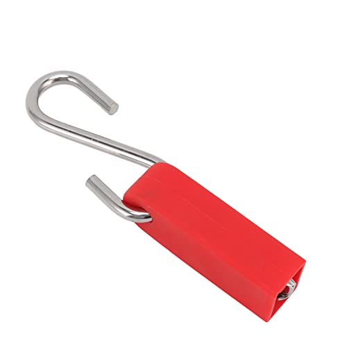 304 Stainless Steel Lane Rope Hook | Strong S Hook for Swimming Pool/Beach | Rubber Shell Scratch - Design | Lightweight & Easy to Install von Rhawuy