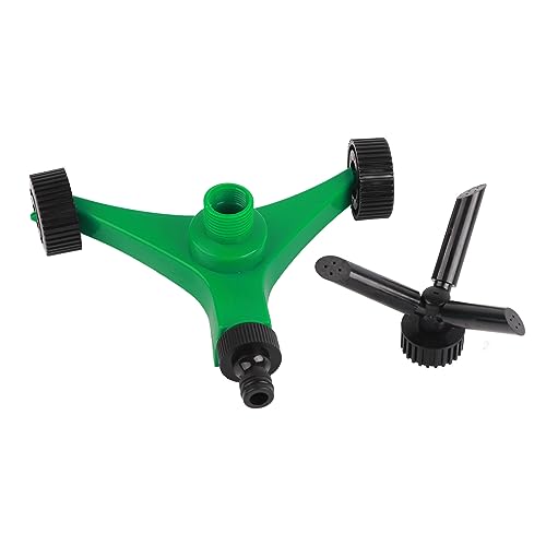 360 Grad Automatische Rotierende Sprinkler | 3 Arme Wasserdüse für Garten/Rasen/Landwirtschaft | 50 Fuß Abdeckung & 4 einstellbare Winkel | Wassersparbewässerungssystem 360 Grad Automatische Rotierende Sprinkler | 3 Arme Wasserdüse für Garten/Rasen/Landwirtschaft | 50 Fuß Abdeckung & 4 einstellbare Winkel | Wassersparbewässerungssystem von Rhawuy