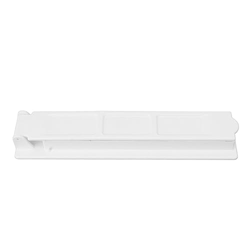 BBQ Skewer Maker | Single Row Kebab Tool for Meat/Seafood/Vegetables | ABS Sturdy & Reusable | Compact Outdoor BBQ Accessories for Camping/Parties (White) von Rhawuy