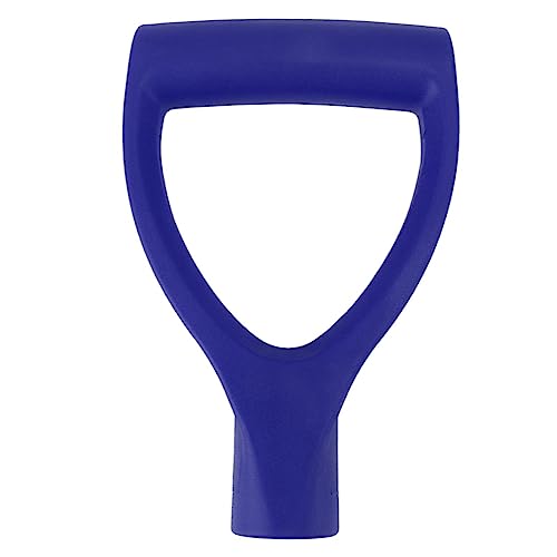 D Type Shovel Handle 32mm ID | Quick Installation Plastic Grip for Snow Shovel/Digging Tool/Rake | Ergonomic Design, Lightweight & Sturdy (Dark Blue) von Rhawuy