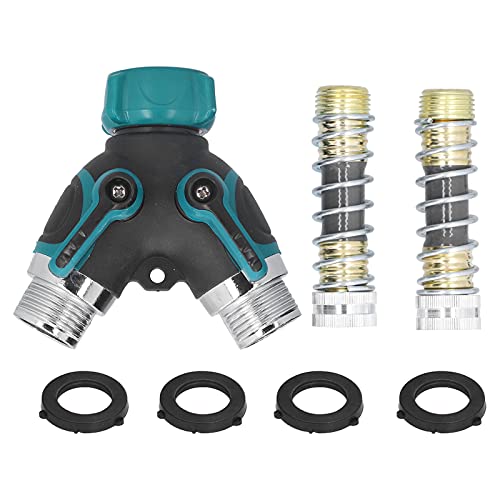 G3 / 4 Y Schlauchsplitterventil | Zinklegierung & ABS -Wasseranschluss für Garten/Rasen | 360 ° rotatierbar mit 2 Düsen | Robust G3 / 4 Y Schlauchsplitterventil | Zinklegierung & ABS -Wasseranschluss für Garten/Rasen | 360 ° rotatierbar mit 2 Düsen | Robust von Rhawuy