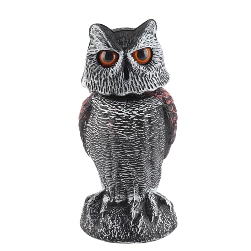 Plastic Shake Head Owl Replica | Scare Birds Away with Lifelike Motion | Artificial Owl for Garden/Yard/Farm | High Simulation Design, Wind - Activated Head Plastic Shake Head Owl Replica | Scare Birds Away with Lifelike Motion | Artificial Owl for Garden/Yard/Farm | High Simulation Design, Wind - Activated Head von Rhawuy