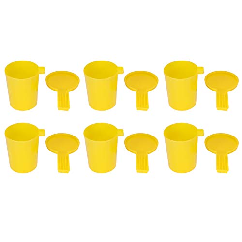 Rhawuy 6 Set Bee Water Feeder | Sicheres Plastikbienengehäuse Trinkgerät | Robustes Bienenzubehör für die Erziehung von Kolonien/Honigproduktion | Leicht zu montieren und zu warten Rhawuy 6 Set Bee Water Feeder | Sicheres Plastikbienengehäuse Trinkgerät | Robustes Bienenzubehör für die Erziehung von Kolonien/Honigproduktion | Leicht zu montieren und zu warten von Rhawuy
