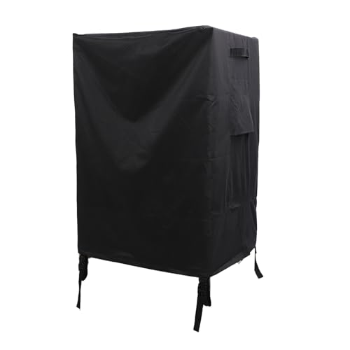 Smoker Cover 600D Oxford Cloth | Repels Debris & Water Fire Column Cover for Electric Smoker/Grill/BBQ | Foldable Protection Cover with Storage Bag 53x53x89cm von Rhawuy