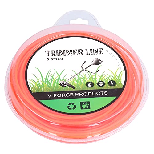 String Trimmer Replacement Line | High Flexibility Nylon Rope for Lawn Mowers/Farms/Commercial Use | Long - Lasting & Easy to Install | 461g Sturdy Trimmer Line (Red 3.0 Circle) von Rhawuy