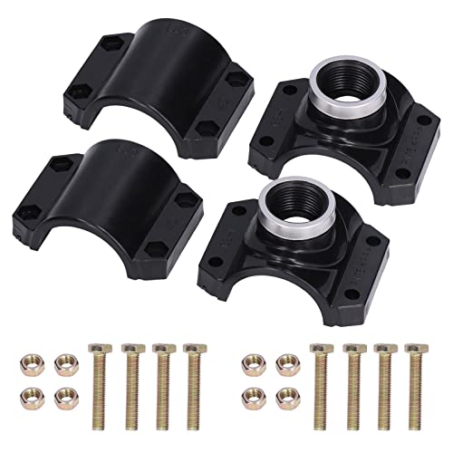 Wasser Drain Sattel Tee Kit | 4 setzt Plastikrohranschluss mit G1 -Faden | Schnelle Verbindung für 63 mm Rohre/Gartenarbeit/Bewässerung | Leicht und lang - dauerhaft von Rhawuy