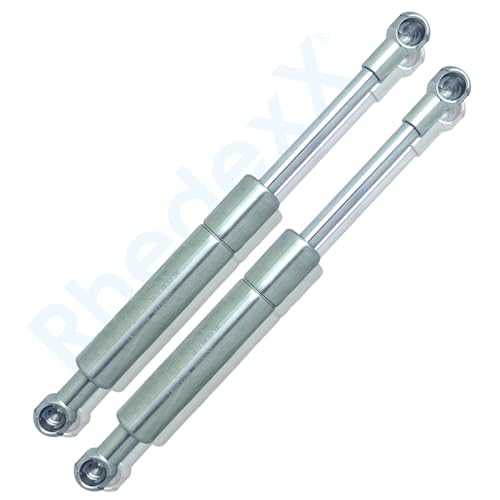 2x RhedexX® Gasdruckfeder Ersatz für KESSEBÖHMER LIFT-O-MAT 195mm 300N Edelstahl V4A 316L - Gasdruckdämpfer Stabilus Küche Möbelklappen Gasfeder Liftomat (300 N - Edelstahl 316L) von RhedexX