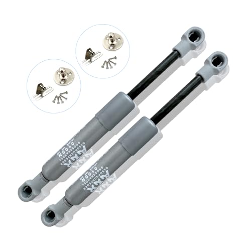 2x RhedexX® Gasdruckfeder Ersatz für Stabilus LIFT-O-MAT 195mm/58mm/275N Grau - Gasdruckdämpfer Kesseböhmer Küche Möbelklappen Gasfeder Liftomat MIT BESCHLAG (275 N) von RhedexX