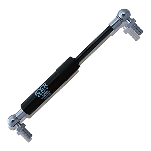 RhedexX® Gasdruckfeder Kugelkopf 300mm/100mm/650N - M8 Gewinde Gasfeder Gasdruckdämpfer Kugelgelenk (65O N) von RhedexX