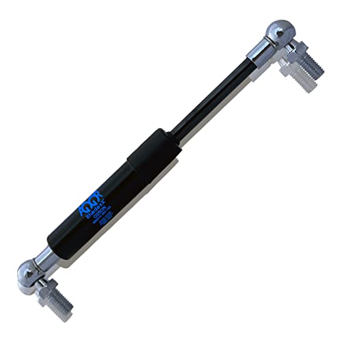 RhedexX® Gasdruckfeder Kugelkopf 350mm/130mm/750N - M8 Gewinde Gasfeder Gasdruckdämpfer Kugelgelenk (75O N) von RhedexX