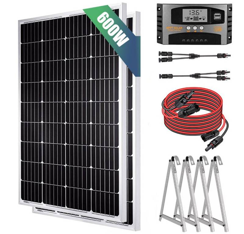 Rhein Beleuchtung Solarmodul 600W 12V Solaranlage Komplettset – Monokristalline Solarmodule, 600 W, Monokristalli, (Solarpanel & Solarmodul Set für Wohnmobile, Garten & Häuser), IP65 wasserdicht & hohe Effizienz – Solarpanel mit MPPT-Regler Rhein Beleuchtung Solarmodul 600W 12V Solaranlage Komplettset – Monokristalline Solarmodule, 600 W, Monokristalli, (Solarpanel & Solarmodul Set für Wohnmobile, Garten & Häuser), IP65 wasserdicht & hohe Effizienz – Solarpanel mit MPPT-Regler von Rhein Beleuchtung