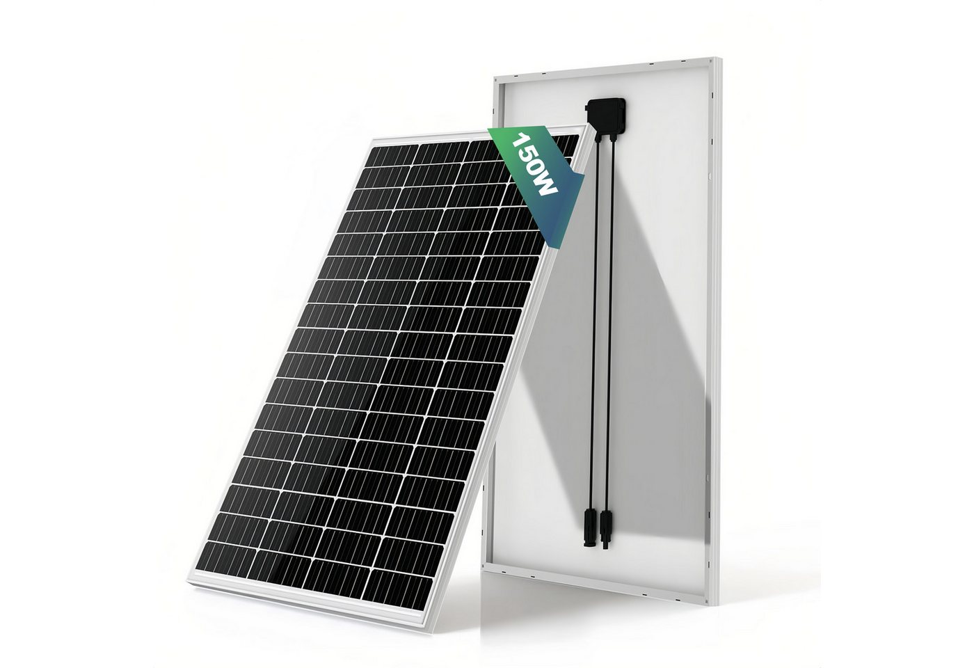 Rhein Beleuchtung Solarmodul 100W-300W Monokristallines Solarpanel & Solarmodul 12V, 150 W, Monokristallin, (Hinweis: Die Modulabmessungen variieren mit der Wattzahl, Vielseitig für Wohnmobil, Gartenhaus & Haushalt, Solar Set), IP65 Wasserdicht - Effizientes PV-Modul ideal für Balkonkraftwerk von Rhein Beleuchtung