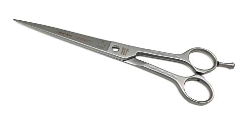 Fellschere Profi-Hundeschere-Fellschere für Tiere-gerade-Made in SOLINGEN- "Non plus Ultra" mit Haken-ca. 20 cm lang-rostfrei von Rhein Instrumente