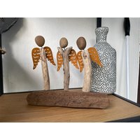 Engel Trio Aus Treibholz Als Mutmacher, Trostspender Oder Schutzengel Engel Trio Aus Treibholz Als Mutmacher, Trostspender Oder Schutzengel von RheinholzDeko