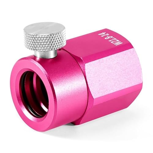 Rhghfujhgy CO2-Nachfülladapter für Duo/Crystal 3.0//Art/Terra/E-Duo Quick Connect CO2-Zylinder, Transferadapter W21.8-14, Einfache Installation, Einfach zu Bedienen von Rhghfujhgy