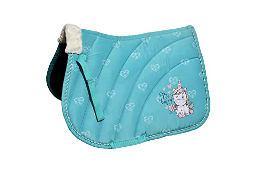 Rhinegold Unicorn Schabracke - Pony - Aqua von Rhinegold