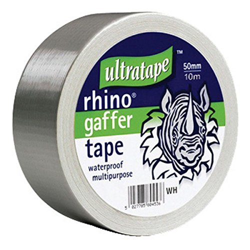 Rhino Gaffer-Klebeband, 50 mm, 50 m, silberfarben von Rhino