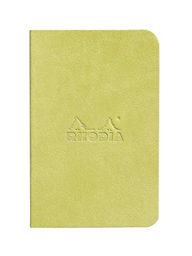 Rhodia 117205C Notizbücher mit weichem Umschlag, liniert, 32 Blatt, 2er Set beige/anisgrün von Rhodia