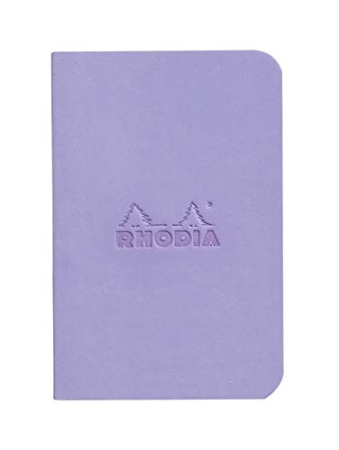 Rhodia ‎117209C Notizbücher mit weichem Umschlag, liniert, 32 Blatt, 2er Set Irisblau/Lila von Rhodia
