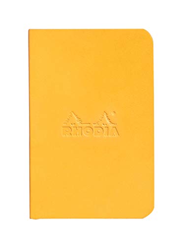 Rhodia 117215C Notizbücher mit weichem Umschlag, liniert, 32 Blatt, 2er Set orange/dottergelb von Rhodia