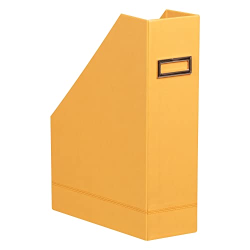 Rhodia 118830C Stehsammler (aus italienischem Kunstleder, für Dokumente in Format DIN A4, 21 x 29,7 cm, ideal für Ihr Schreibtisch) orange von Rhodia