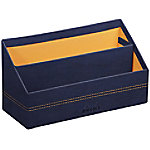 Rhodia Briefhalter 194612C Kunstleder Mitternachtsblau 25 (B) x 10 (T) x 14 (H) cm von Rhodia