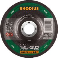 FTK44, 25 Stück, 125 x 3,0 mm, Trennscheibe - Rhodius von Rhodius