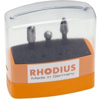 Rhodius hf set 3 top, 3 Stück, mm, Hartmetall-Frässtift Set von Rhodius