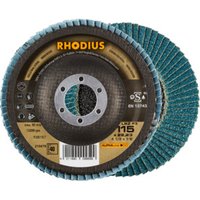 RHODIUS ALPHAline LSZ F3 Fächerschleifscheibe 115 x 22,23 mm K40 von Rhodius