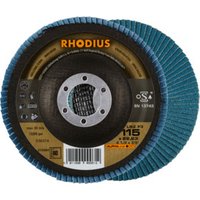 RHODIUS ALPHAline LSZ F3 Fächerschleifscheibe 115 x 22,23 mm K80 RHODIUS ALPHAline LSZ F3 Fächerschleifscheibe 115 x 22,23 mm K80 von Rhodius