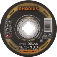 RHODIUS ALPHAline XT70 X-LOCK Extradünne Trennscheibe 125 x 1,5 x 22,23 mm RHODIUS ALPHAline XT70 X-LOCK Extradünne Trennscheibe 125 x 1,5 x 22,23 mm von Rhodius