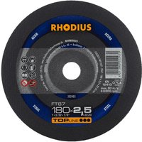 Rhodius FT67, 25 Stück, 180 x 2,5 mm, Trennscheibe von RHODIUS ABRASIVES