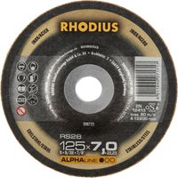 RHODIUS RS28, 25 Stück, 125 x 7,0 mm, Schruppscheibe von Rhodius