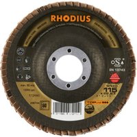 RHODIUS TOPline JUMBO SPEED EXTENDED Fächerschleifscheibe  Edelstahl von Rhodius