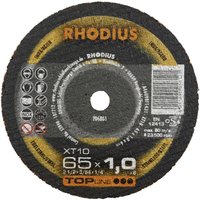 Rhodius XT10 mini, 25 Stück, 65 x 2,0 x 6,00 mm, Trennscheibe von Rhodius