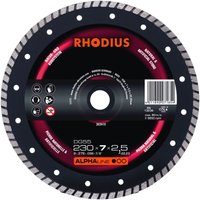 Rhodius Abrasives - rhodius DG55, 1 Stück, 125 x 7,0 x 1,9 mm, Diamanttrennscheibe von RHODIUS ABRASIVES