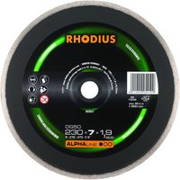 Diamanttrennscheibe DG50 Fliesen ø 230 mm Bohrung 22,23 mm für Winkelschleifer - Rhodius von Rhodius