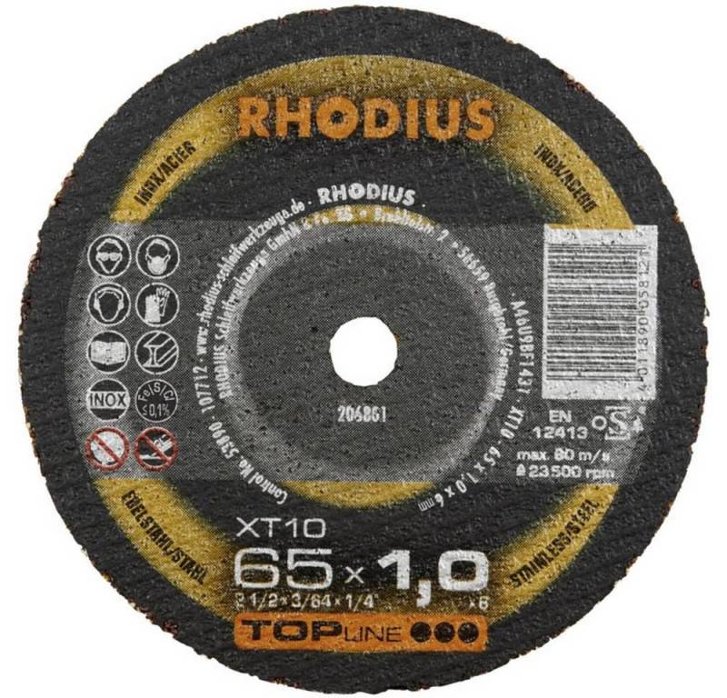 Rhodius Trennscheibe Trennscheibe 100 x 1.0 x 10.0 mm von Rhodius