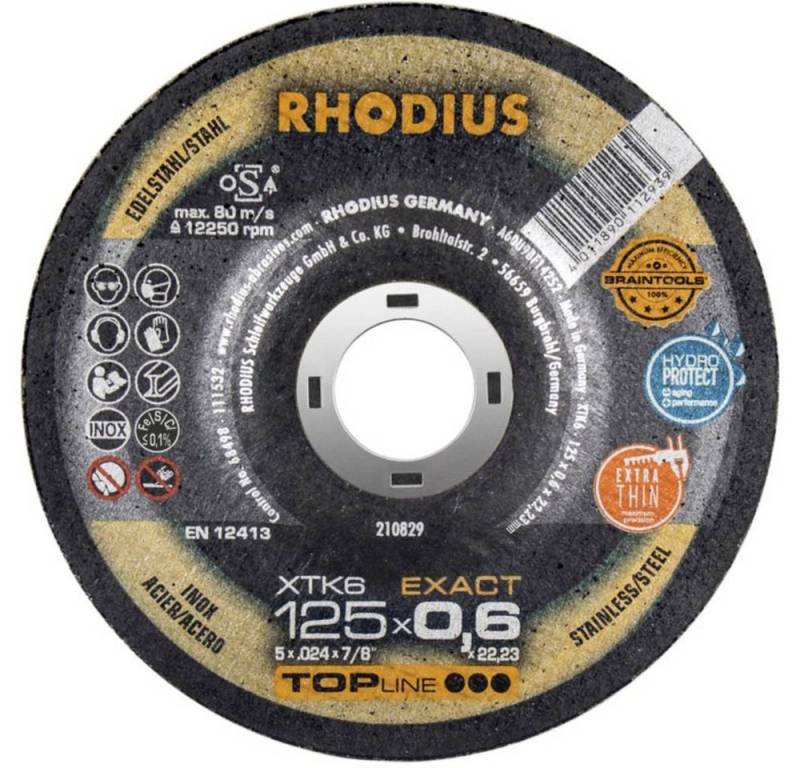 Rhodius Trennscheibe Trennscheibe 115 x 0.6 x 22.23 mm von Rhodius