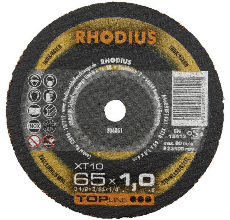 Rhodius Trennscheibe Trennscheibe 65 x 1.0 x 6.0 mm von Rhodius