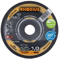 XT10, 50 Stück, 125 x 1,0 mm, Trennscheibe - Rhodius von Rhodius