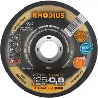 Rhodius - xtk 8 206684 Trennscheibe gerade 125 mm 1 St. Edelstahl, Stahl von Rhodius