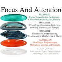 Fokus Und Aufmerksamkeit Kristalle Set, Kristalle, Für Fokus, Aufmerksamkeit, Konzentration, Geschenk von RhodopeMinerals