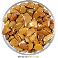 Set Aus 10 Gelben Jaspis Trommelsteinen, Gelber Jaspis, Trommelsteine, Steine, Kristalle, Edelsteine, Geschenke, Heilsteine von RhodopeMinerals