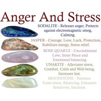 Wut Und Stress Kristalle Set, Kristalle, Für Wut von RhodopeMinerals