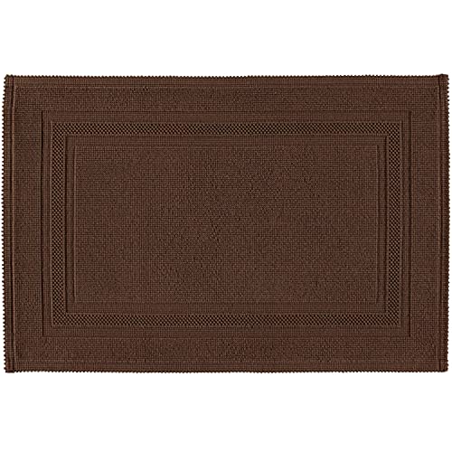 RHOMTUFT Badteppich Gala eckig 70 x 120 cm Farbe: Mocca von Rhomtuft