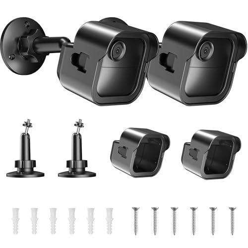 [2 Pack] Blink Outdoor Kamera 4(4th Gen) & (3rd Gen) Wandhalterung Halterung,Wasserdichtes IP65-Schutzgehäuse mit Ladeausschnitt, 360° Verstellbare Halterung für Blink-Kamerasystem von Rhorawill